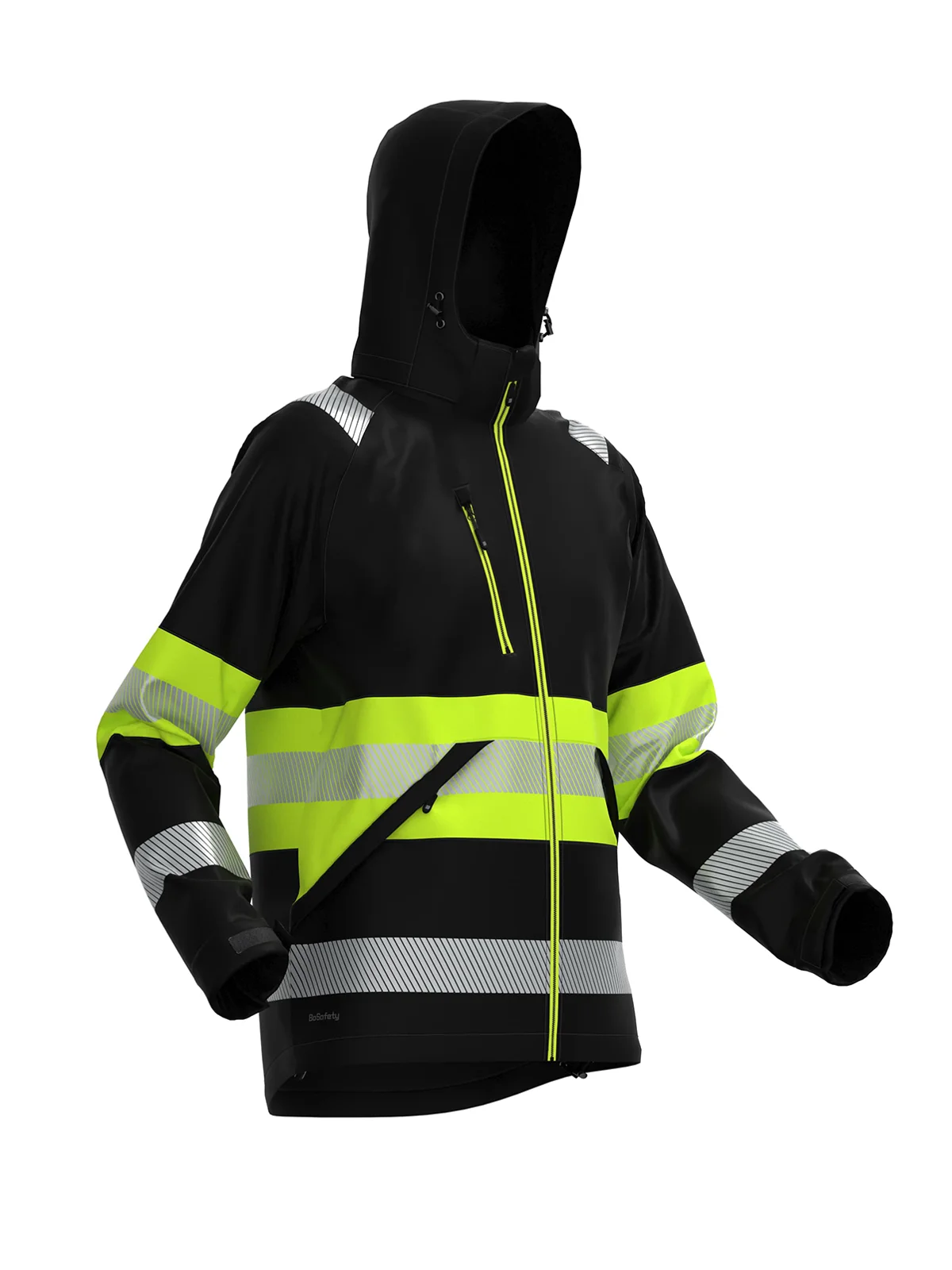 Јакна од softshell VALENCIA Hi-vis Class 1 – прикажи 2