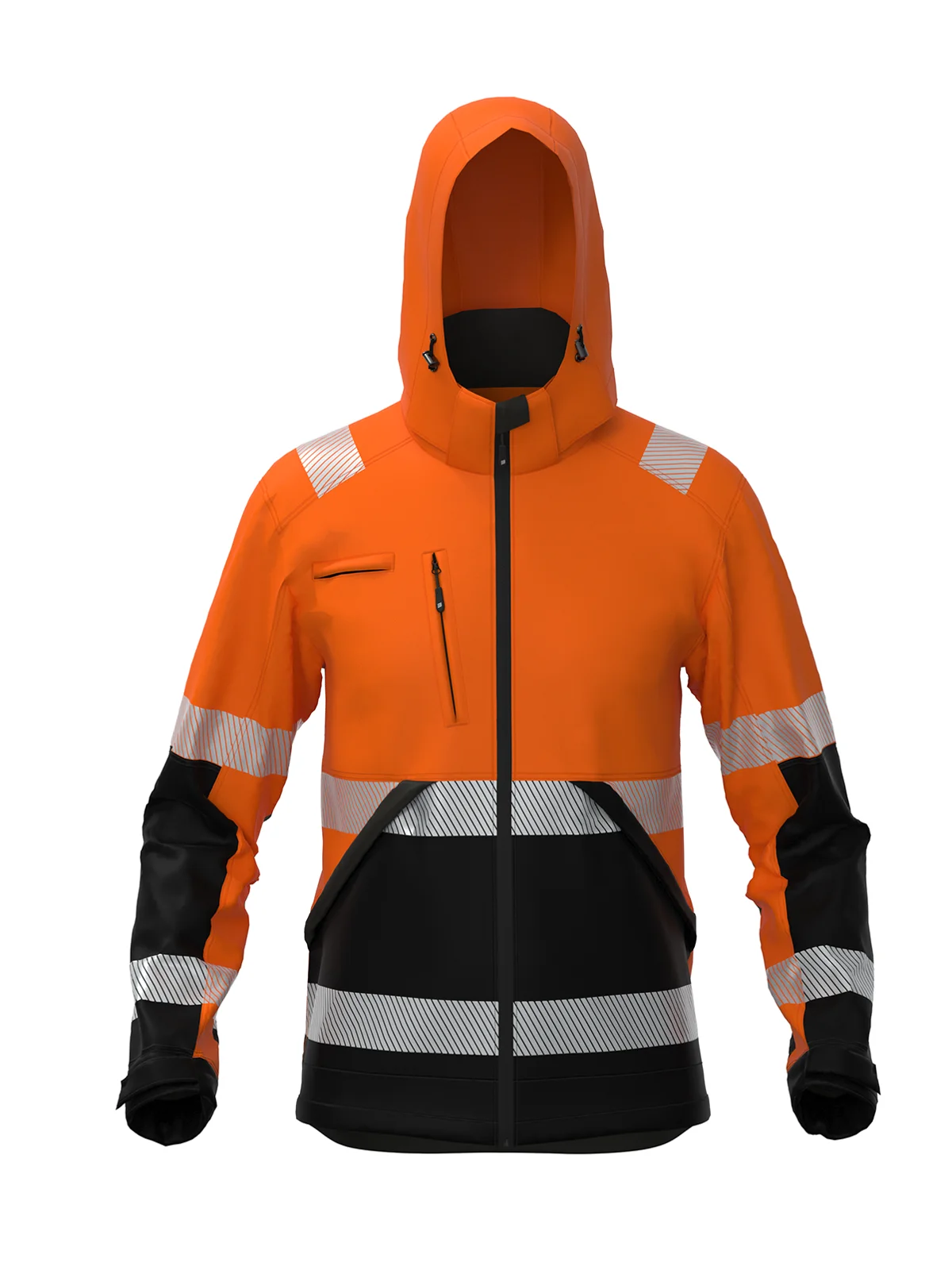 Јакна од softshell VALENCIA Hi-vis Class 2 – прикажи 11