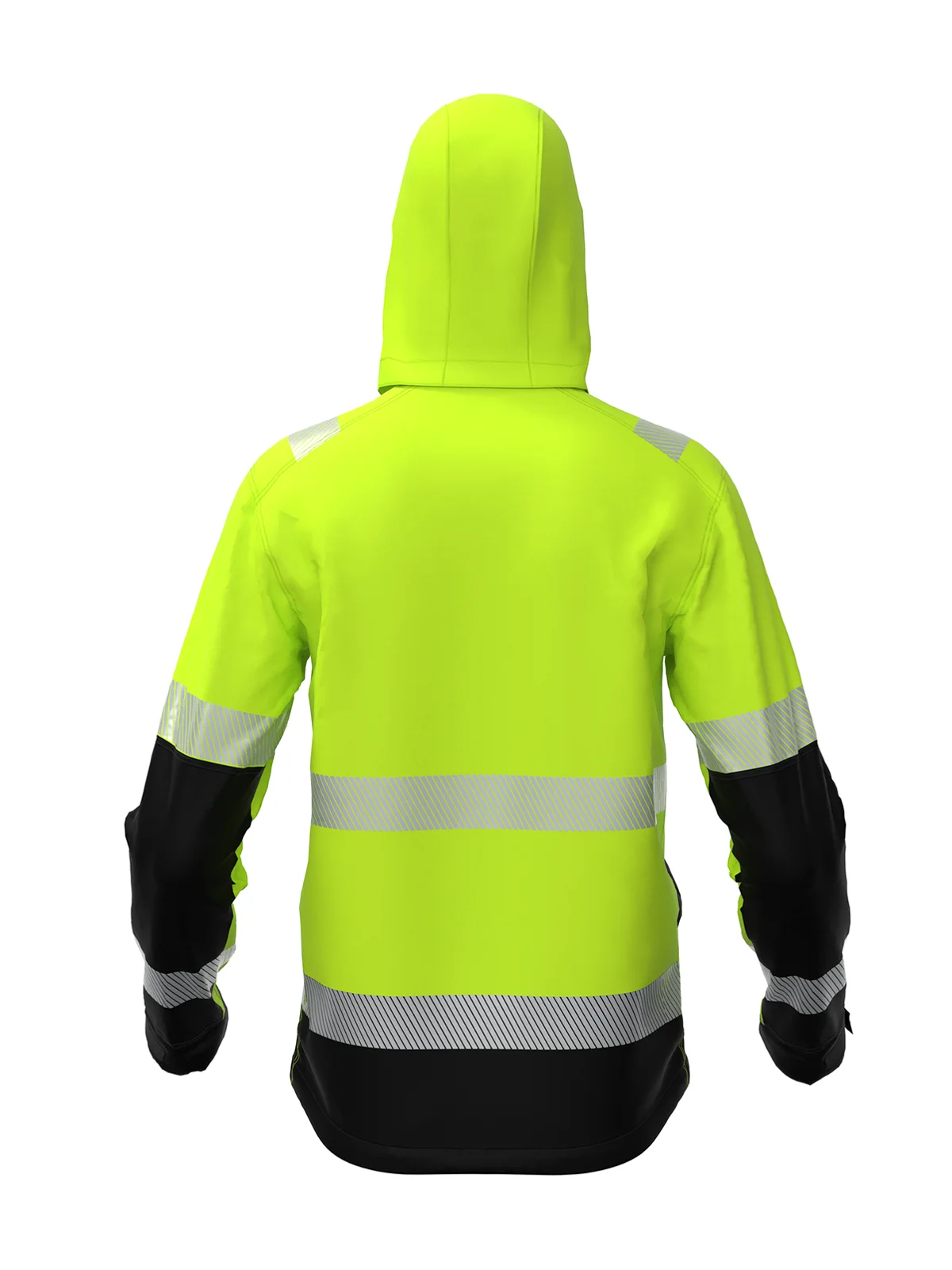 Зимска јакна од softshell VALENCIA Hi-vis Class 2 – прикажи 4