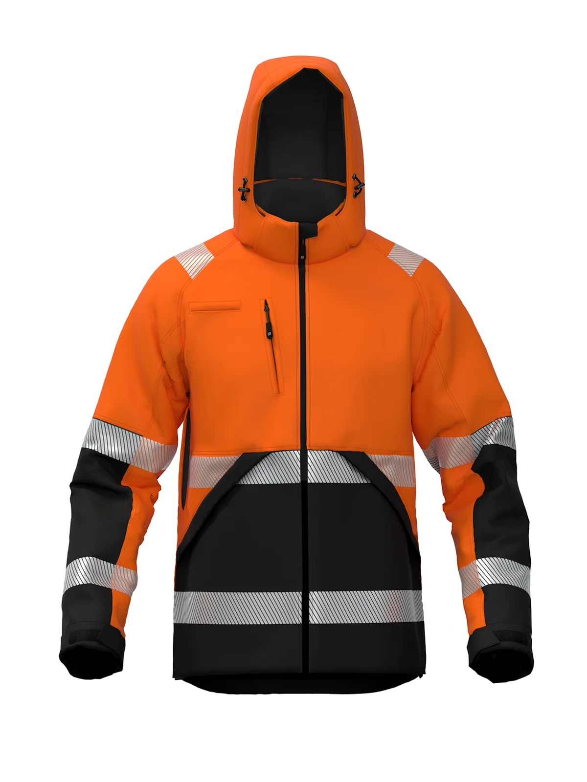 Зимска јакна од softshell VALENCIA Hi-vis Class 2 – прикажи 11