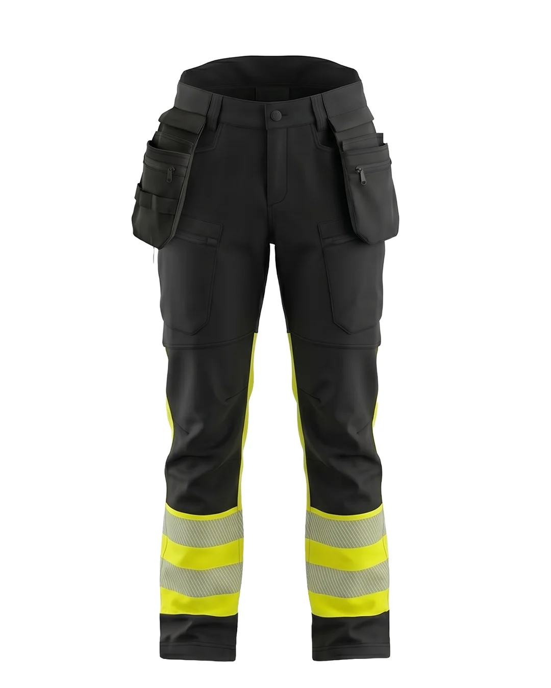 Winter Softshell pants CARGOPLUS Hi-vis Class 1