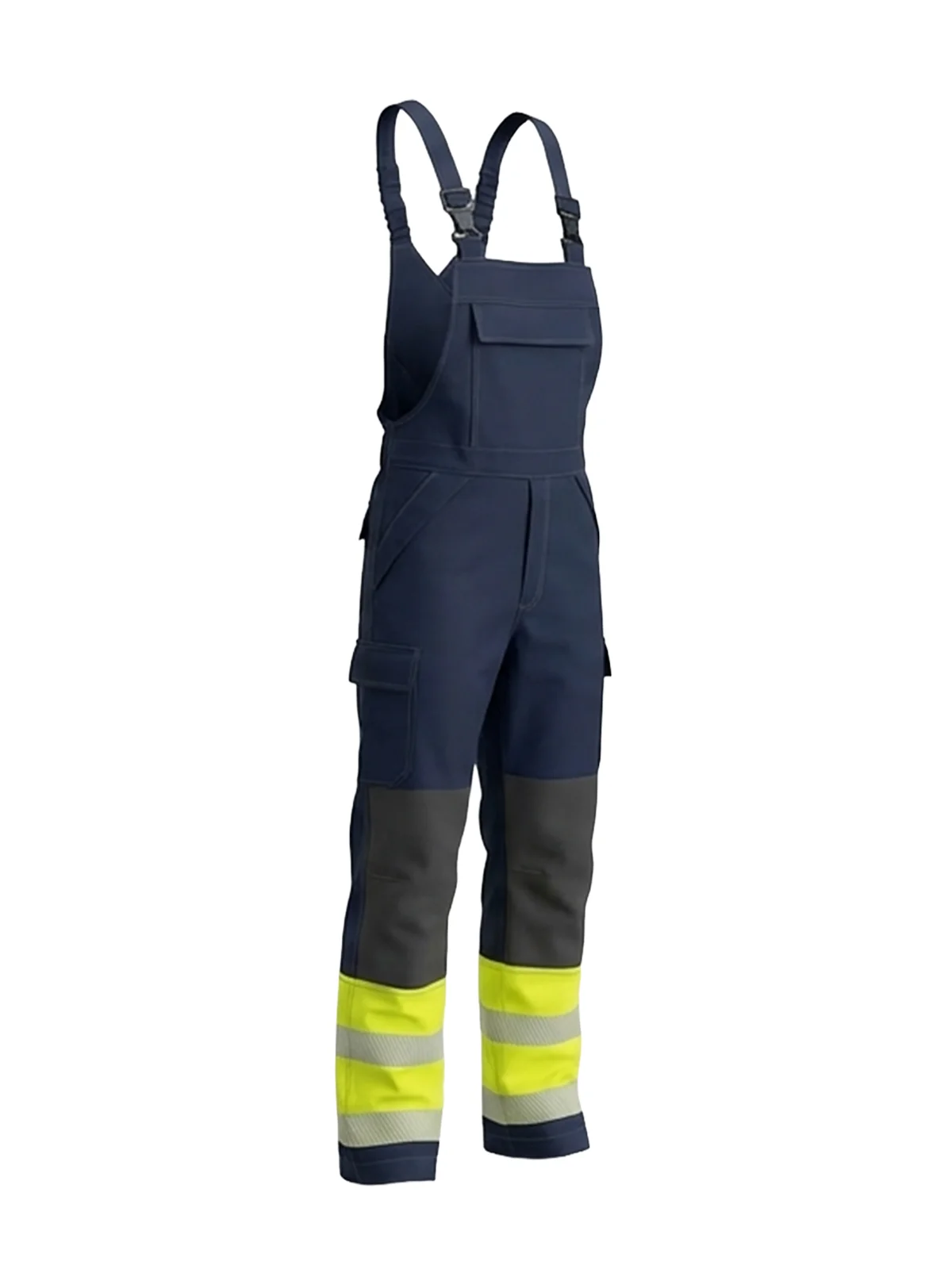 Antistatic coverall MULTISAFE III cat. Hi-vis Class 1 – view 2