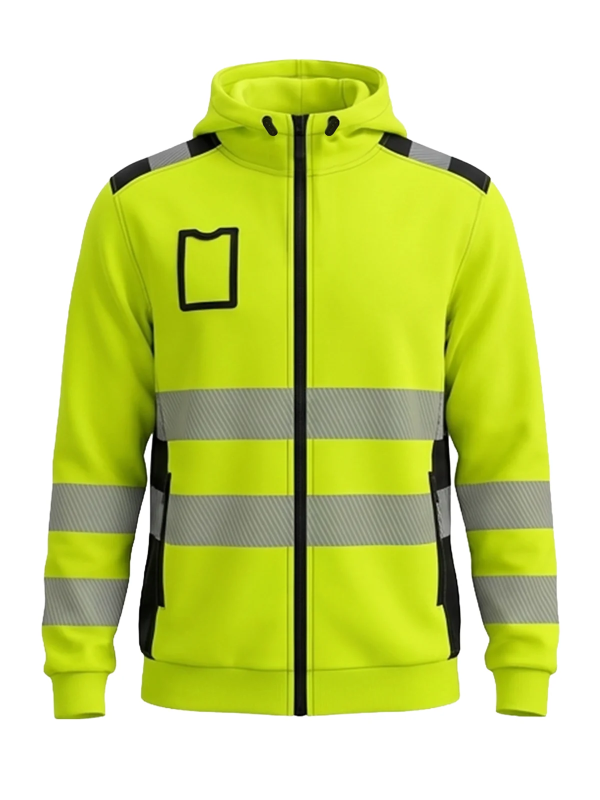 Дуксер со патент и качулка DELAVER Hi-vis Class 3