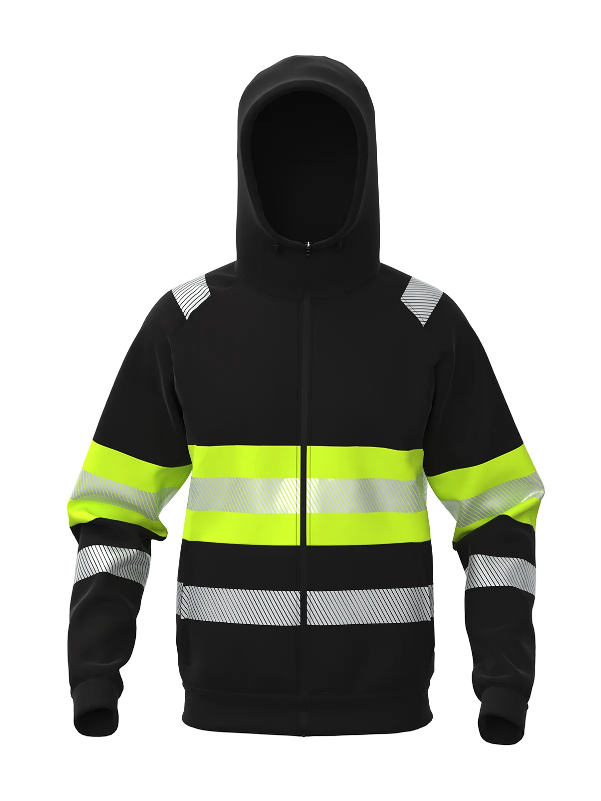 Дуксер со патент и качулка FenixPlus Hi-vis Class 1