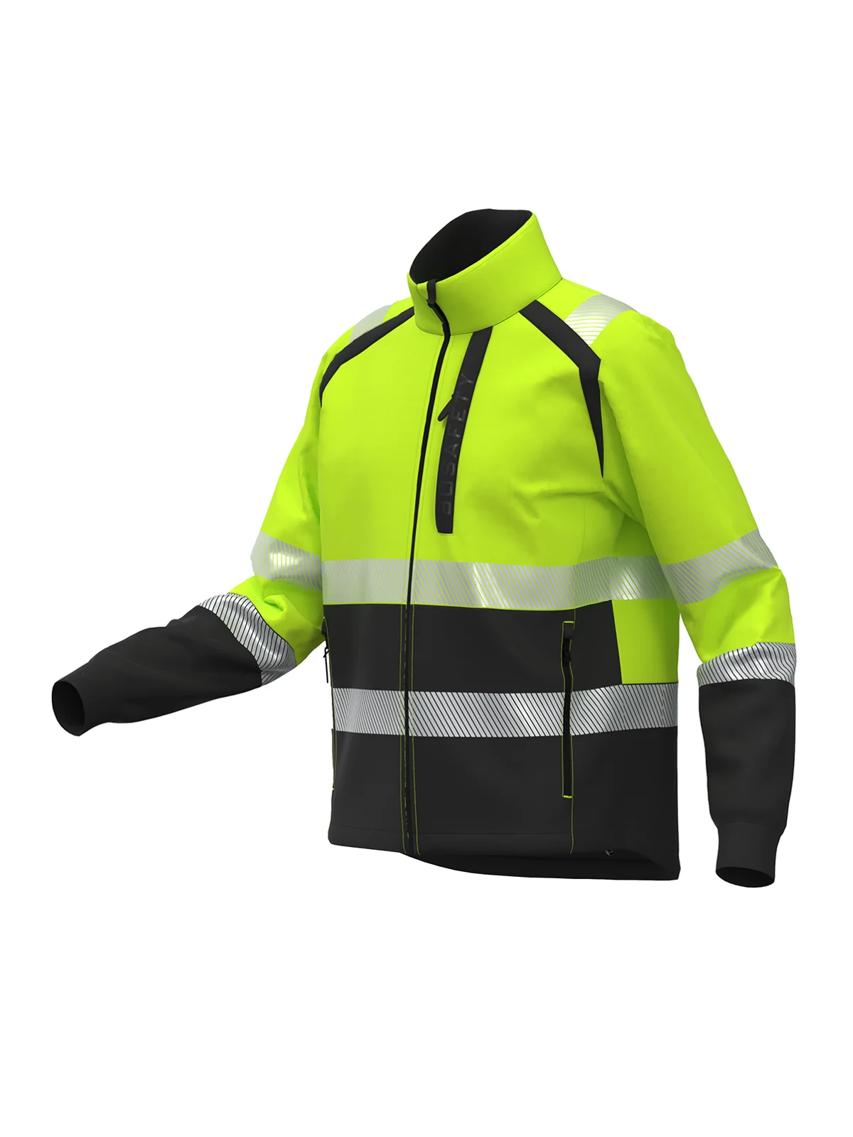 ORLANDO2 Hi-vis Class 2 softshell jacket – view 3