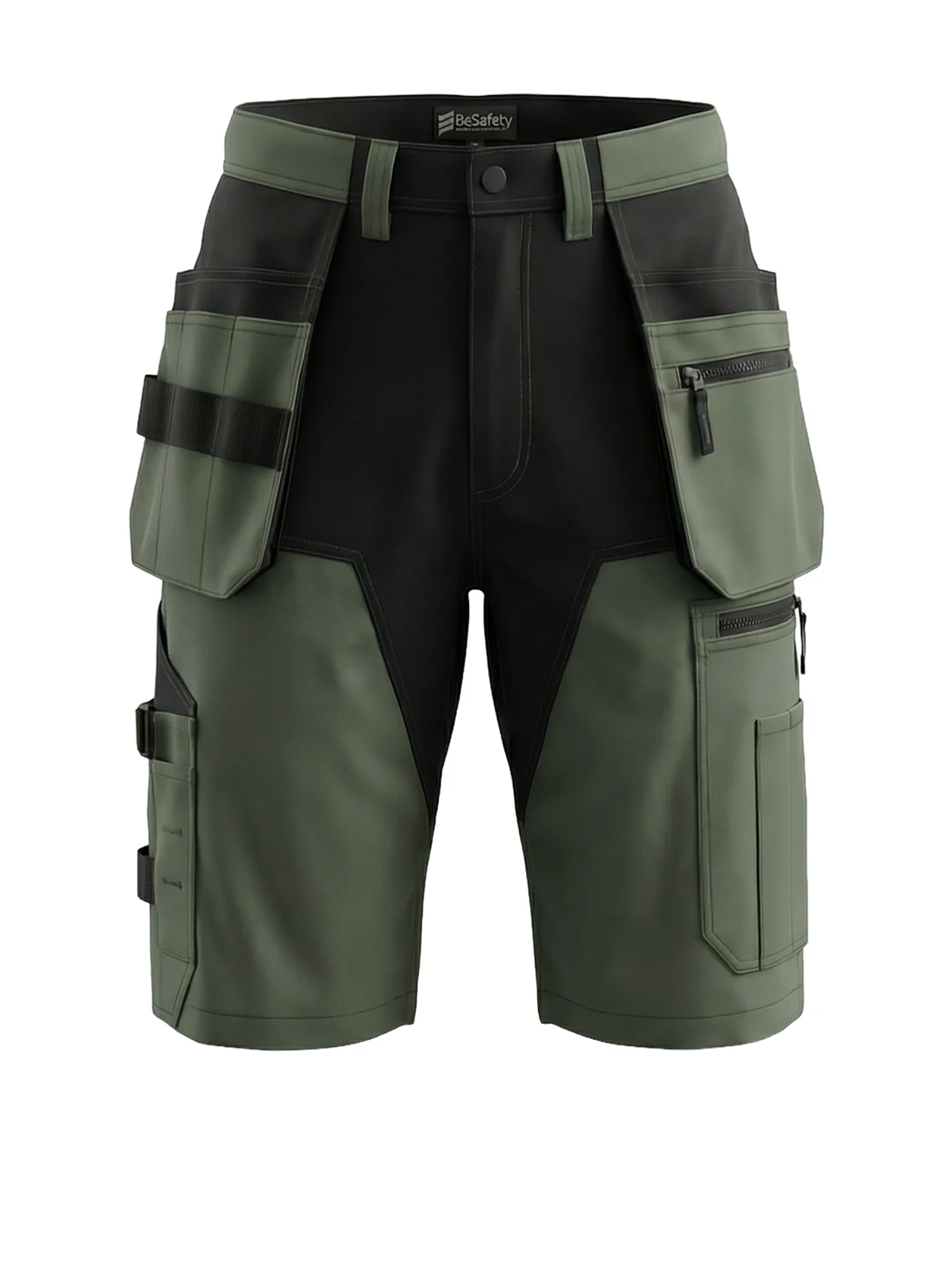 Shorts MASHUPPLUS with stretchy details and hanging pockets
