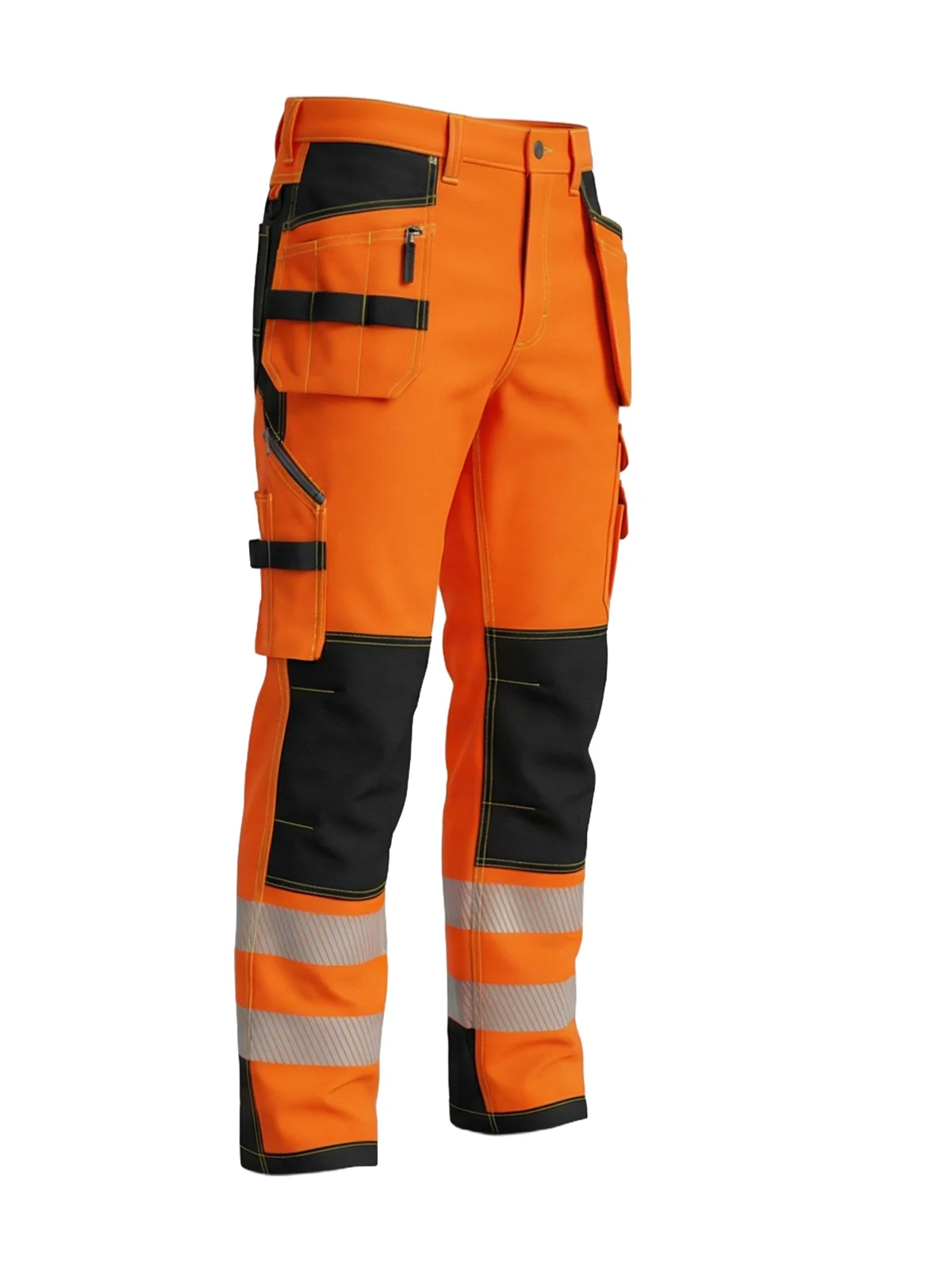 Stretch pants with cotton COMBO PLUS Hi-vis Class 2 – view 2