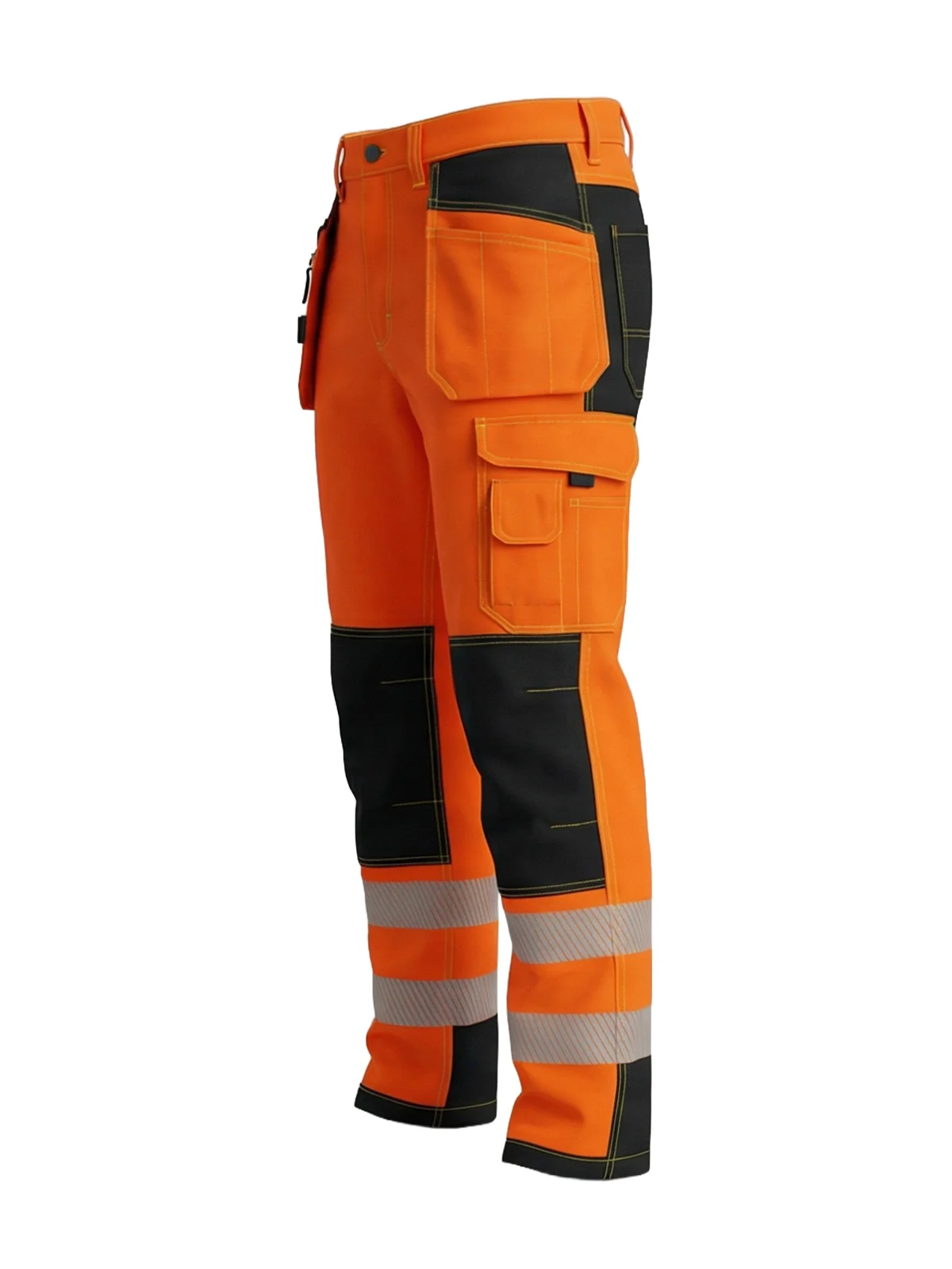 Stretch pants with cotton COMBO PLUS Hi-vis Class 2 – view 3