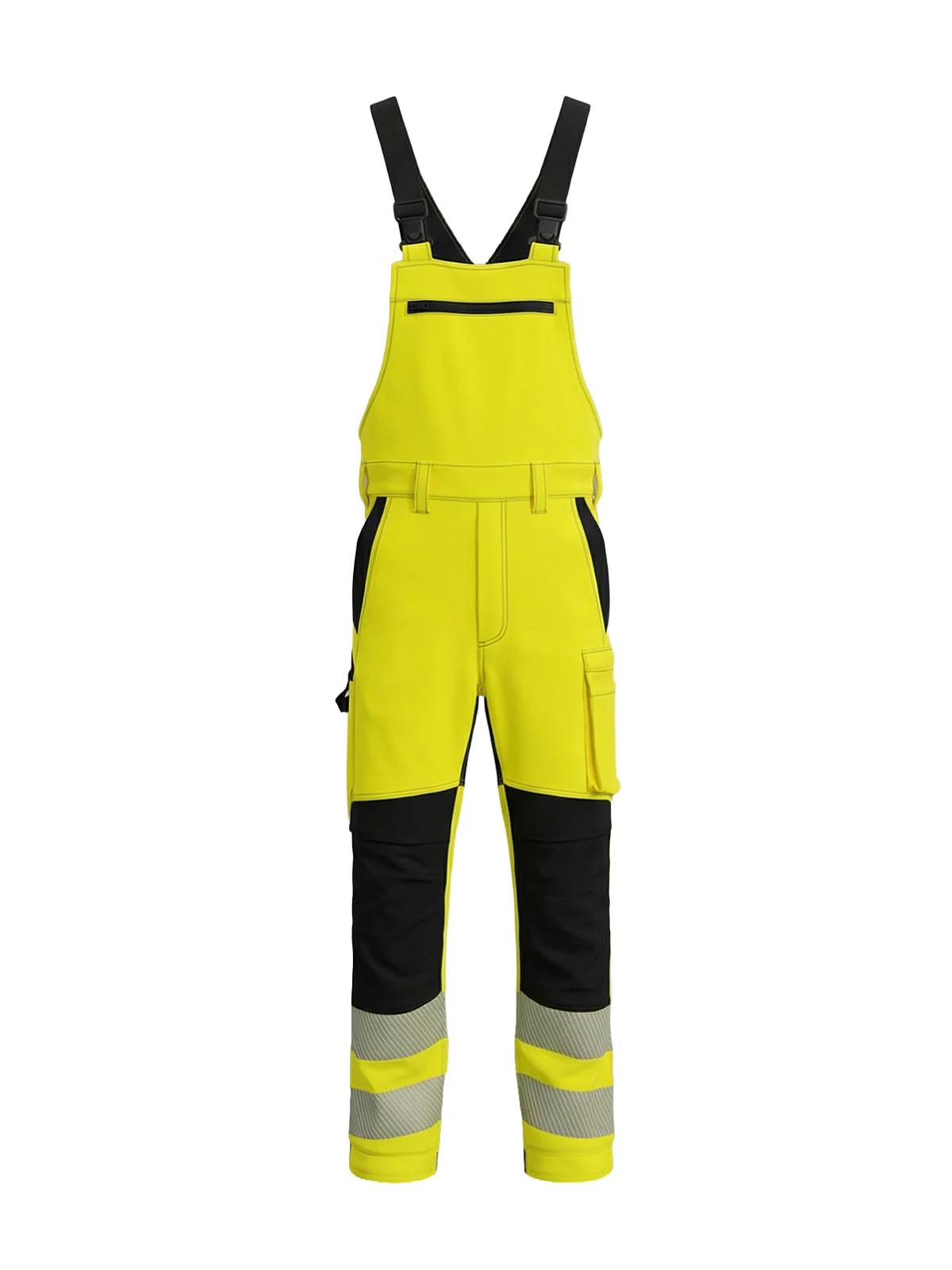 Stretchy bipants with cotton COMBO Hi-vis Class 2 – view 1
