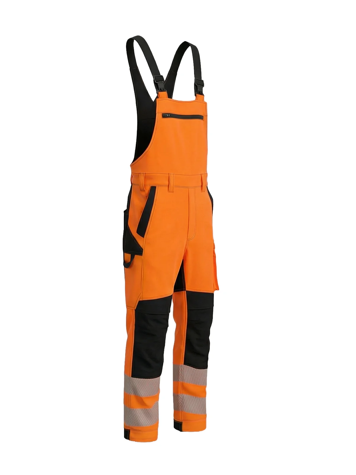 Stretchy bipants with cotton COMBO Hi-vis Class 2 – view 8