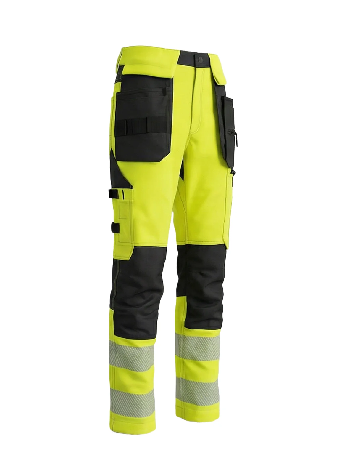 Trousers with elastic details MASHUP PLUS Hi-vis Class 2 – view 2