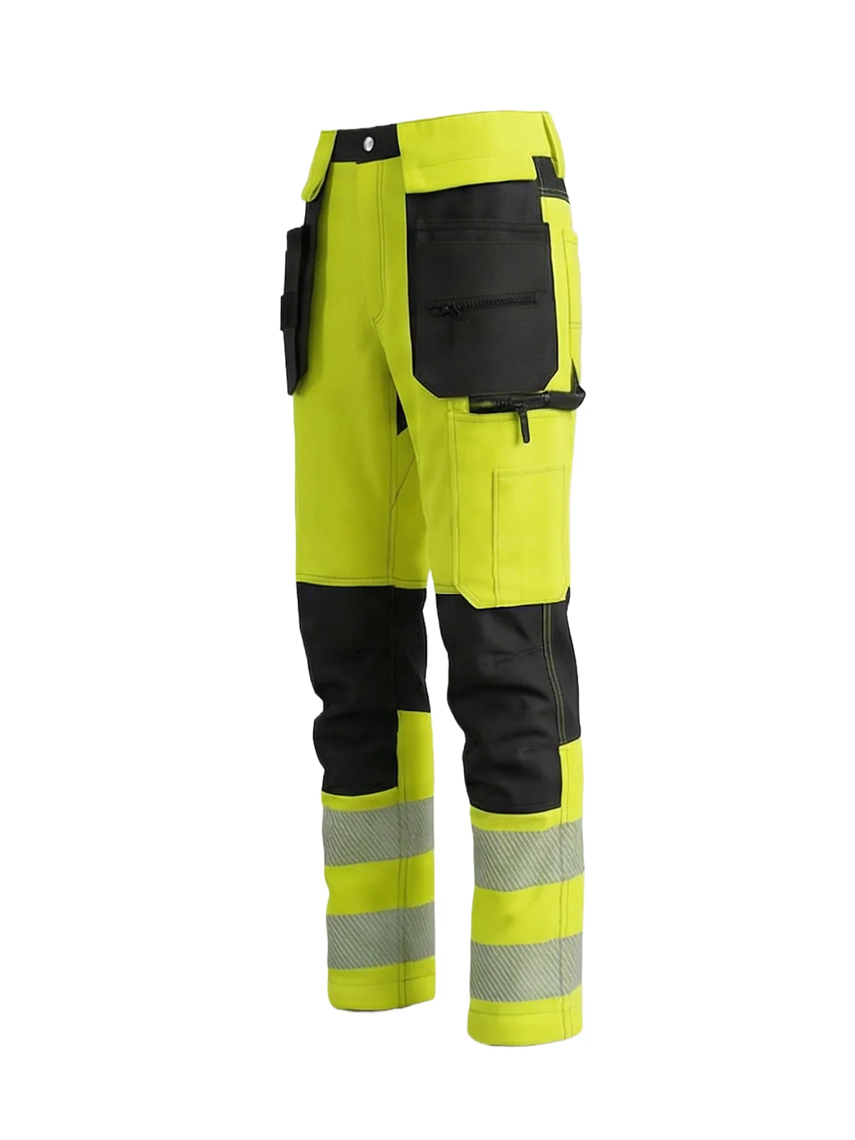 Trousers with elastic details MASHUP PLUS Hi-vis Class 2 – view 3
